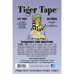  Tiger Tape Quilter's Stitching Guide Tape 12 Marks Per