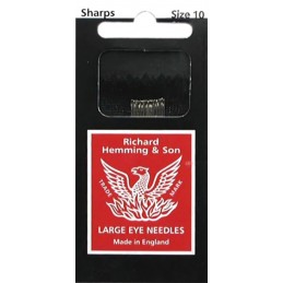 Package contains Richard Hemming sharps needles.