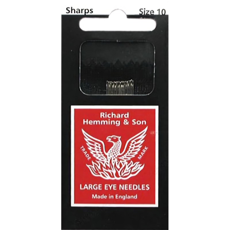 Package contains Richard Hemming sharps needles.