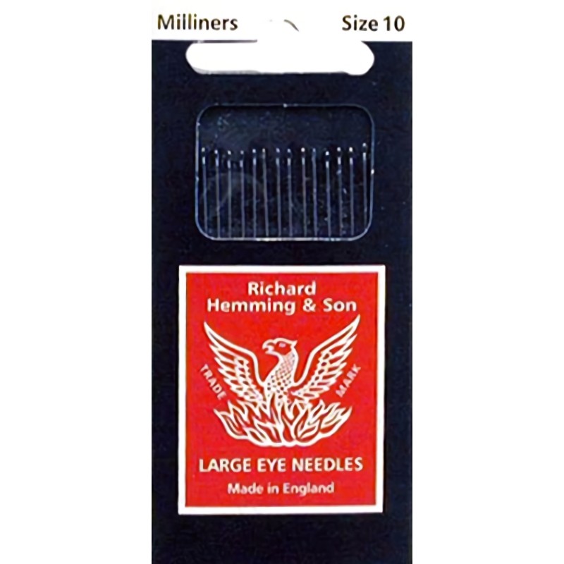 Package contains Richard Hemming milliners needles.