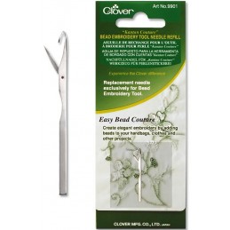 Replacement needle exclusively for the Bead Embroidery Tool.