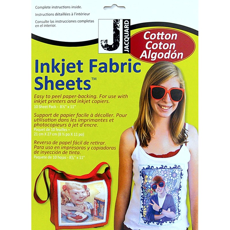 Inkjet Printable Fabric Sheets Cotton