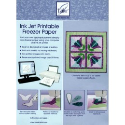 Print your own applique patterns directly onto freezer paper using your computer and ink jet printer.