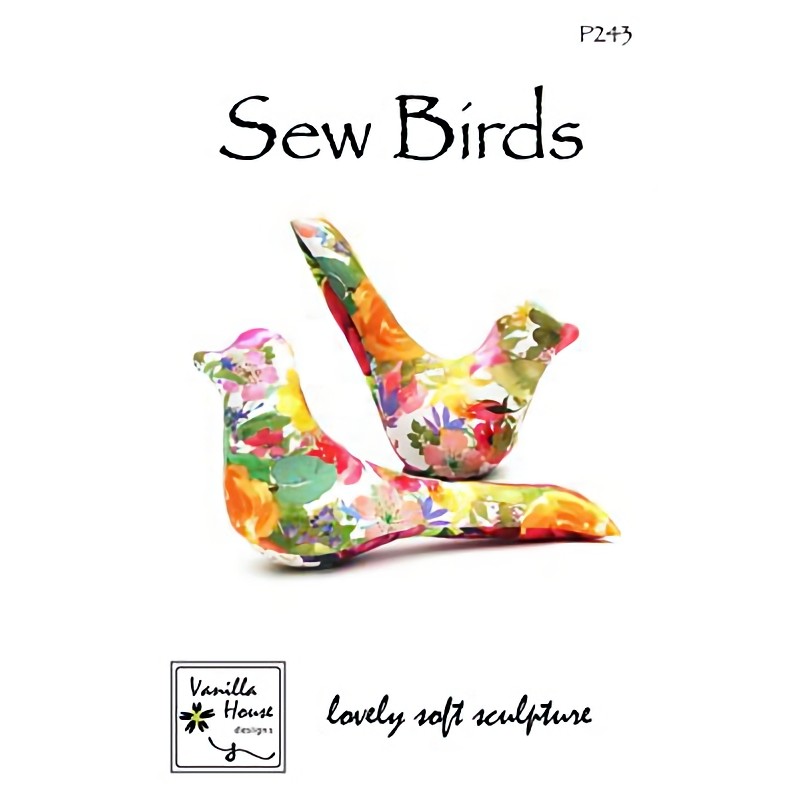 Two styles of funky soft sculptured birds to make for fun, for holidays, for the love of birds.