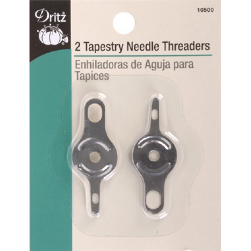 Thread your tapestry needles in a jiffy with the Dritz® tapestry needle threader.