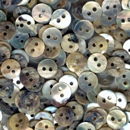 7mm and 10mm mother of pearl round buttons.