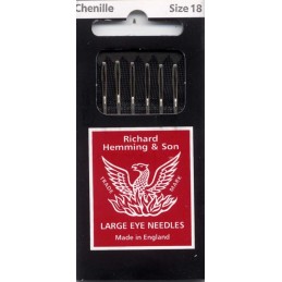 Package contains Richard Hemming chenille needles.