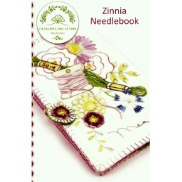 This needlebook combines embroidering and coloring.