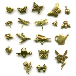 Set of 20 miniature stampings.