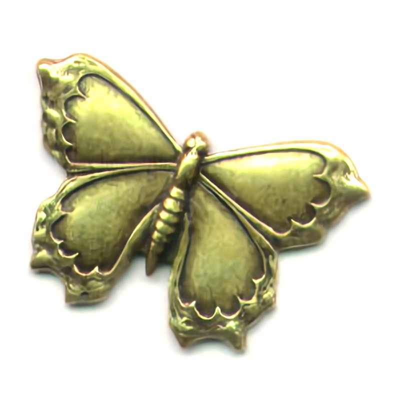 The butterfly is used as an accent on the Victorian Sweetheart Brooch.