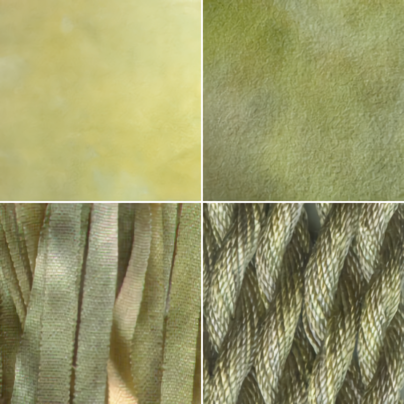 Habotai/Wool Felt/Ribbon/Ophir sample shown for color.