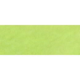 Fresh Celery hand-dyed bias cut silk ribbon for embroidery or crafts. Available in 2 sizes.