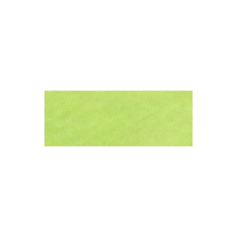 Fresh Celery hand-dyed bias cut silk ribbon for embroidery or crafts. Available in 2 sizes.