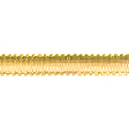 Brown/Gold 7mm, 100% polyester Mokuba picot edge ombre ribbon.