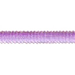 Violet 7mm, 100% polyester Mokuba picot edge ombre ribbon.