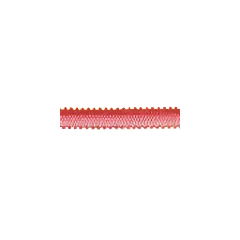 Red 7mm, 100% polyester Mokuba picot edge ombre ribbon.
