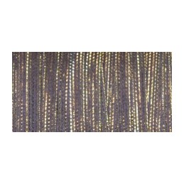 Dark Violet - 4mm, 75% nylon/25% polyester Mokuba metallic embroidery ribbon.