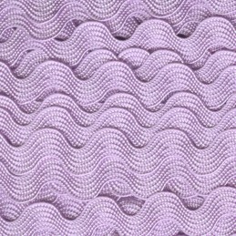 Lavender 100% rayon 3/8" rick rack.