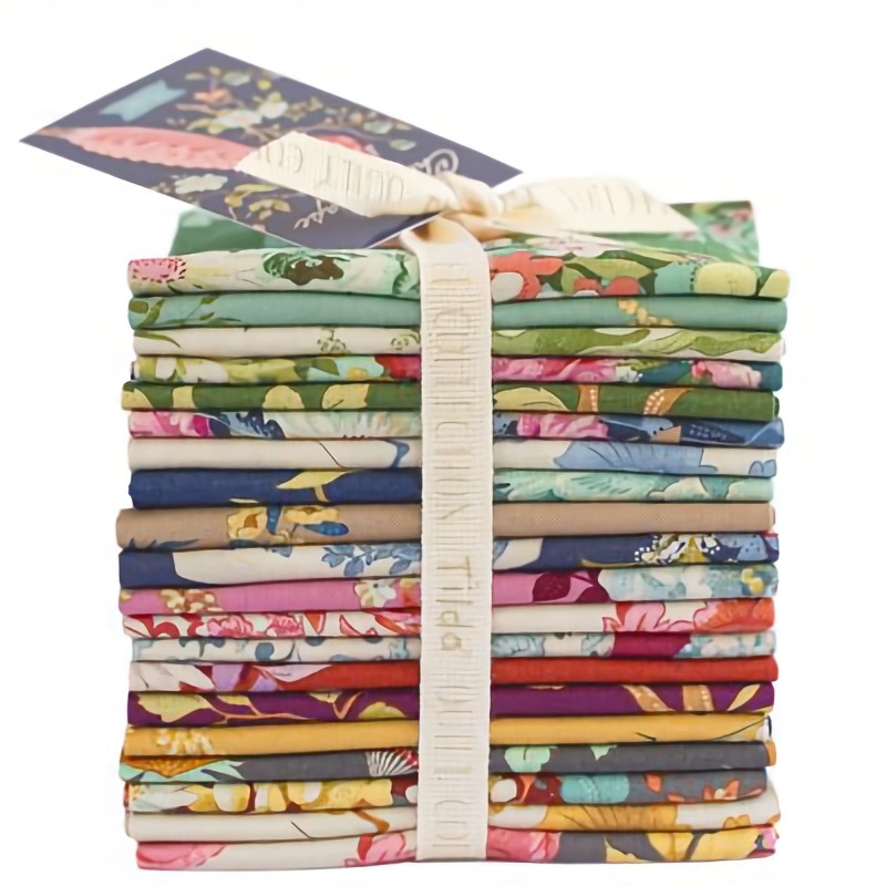 The Chic Escape Collection Fat Eight Bundle from Tilda® Fabrics has 20 fat eights, each 10.8" x 20". One of each design.