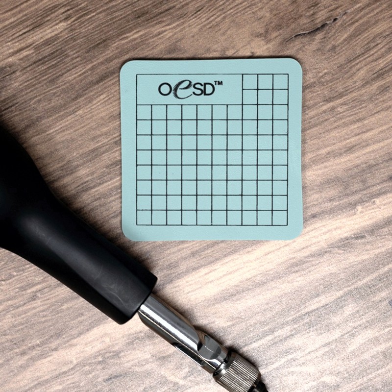 The OESD™ MiniMat is the ideal tool to use under the Perfect Punch Tool, when cutting buttonholes, and so much more!