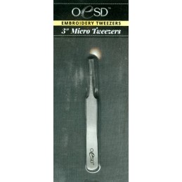 These handcrafted 3" micro tip tweezers are perfect for those projects requiring the finest exacting touch.