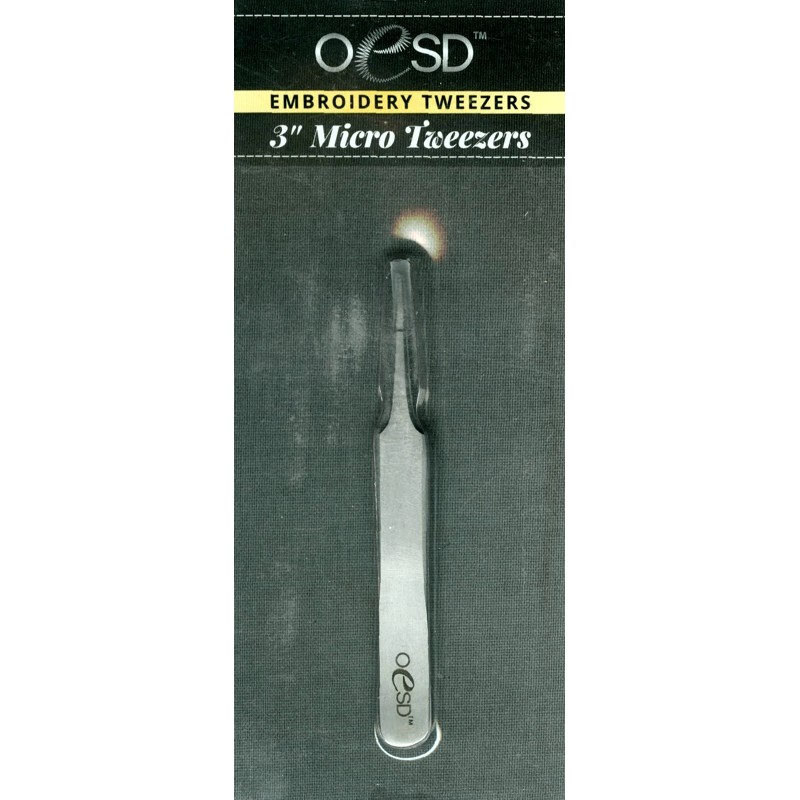 These handcrafted 3" micro tip tweezers are perfect for those projects requiring the finest exacting touch.