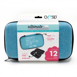 The OESD™ Ultimate USB Organizer holds 12 USBs, plus zipper pouch and storage.
