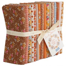 The Creating Memories Fat Quarter Bundle - Autumn from Tilda® Fabrics has 16 fat quarters, each 20" x 22". One of each design.