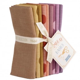 Tilda® Basics Seasonal Chambray Fat Quarter Bundle - Autumn includes 9 fabrics.