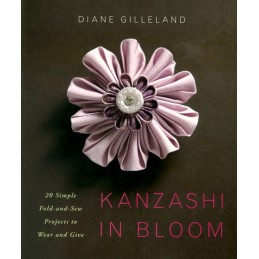 Kanzashi in Bloom offers advice on materials, three petal-folding styles and techniques for assembling a kanzashi flower.