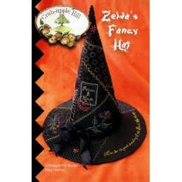 What could be better than a life size, crazy quilted witch's hat? Only what you embroider on it!